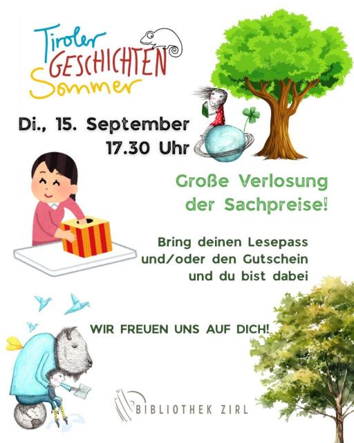 Verlosung Geschichtensommer